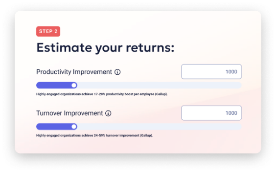 Step 2: returns estimate