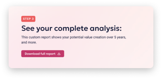 Step 3: full analysis and competitive comparison